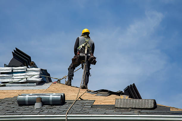 Professional Flat Roof Repair technician working in Lansing, IA